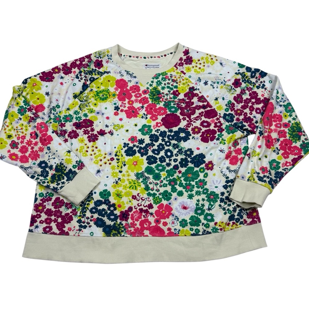 Champion Multicolor Floral Sweatshirt